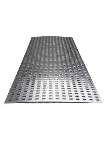 Blacha Lohr aluminiowa otwory STD 100x200cm Certyfikat VDI 2700 Laweta Najazd Platforma Pomoc drogowa Holownik