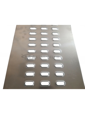 Blacha Lohr aluminiowa 3-otw. 60x200cm Certyfikat VDI 2700 Laweta Najazd Platforma Pomoc drogowa