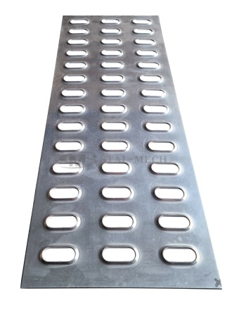 Blacha Lohr aluminiowa 3-otw. 30x250cm Certyfikat VDI 2700 Laweta Najazd Platforma Pomoc drogowa Holownik