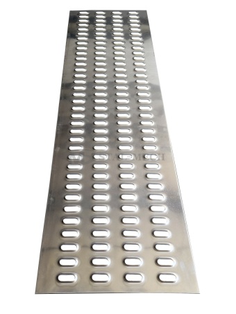 Blacha Lohr aluminiowa 4-otw. 50x250cm Certyfikat VDI 2700 Laweta Najazd Platforma Pomoc drogowa Holownik Autolaweta