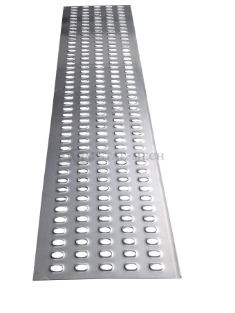 Blacha Lohr aluminiowa 5-otw. 62x300cm Certyfikat VDI 2700 Laweta Najazd Platforma Pomoc drogowa Holownik