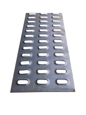 Blacha Lohr aluminiowa 3-otw. 30x200cm Certyfikat VDI 2700 Laweta Najazd Platforma Pomoc drogowa