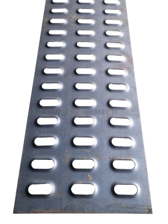 Blacha Lohr stal czarna 3-otw. 30x200cm Certyfikat VDI 2700 Laweta Najazd Platforma Pomoc drogowa