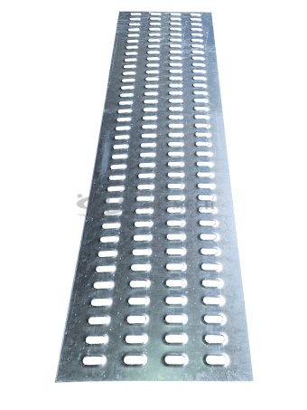 Blacha Lohr stal ocynk 4-otw. 50x250cm Certyfikat VDI 2700 Laweta Najazd Platforma Pomoc drogowa Holownik