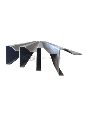 Panel boczny / Obrzeże platformy aluminiowe wys. 150mm dł. 2500mm Laweta Najazd Platforma Autolaweta