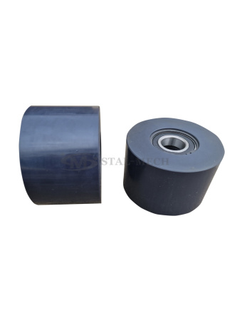 Rolka kompozytowa łożyskowana ⌀120/80mm poliamid Kółko