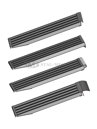 Podjazdy / najazdy seria PROFESSIONAL z aluminium stopowego o długości od 2000 do 4000mm