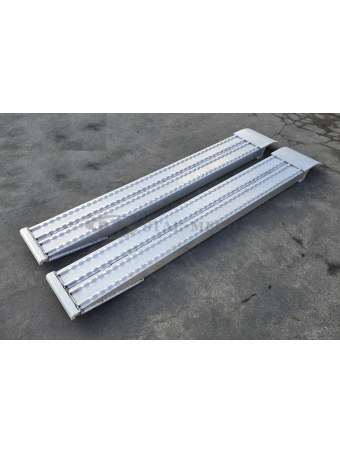 Najazdy aluminiowe PROFESSIONAL 200x30x9cm płetwa 7t. Laweta Najazd Platforma Holownik Pomoc drogowa Naczepa TIR Altec Metalmec
