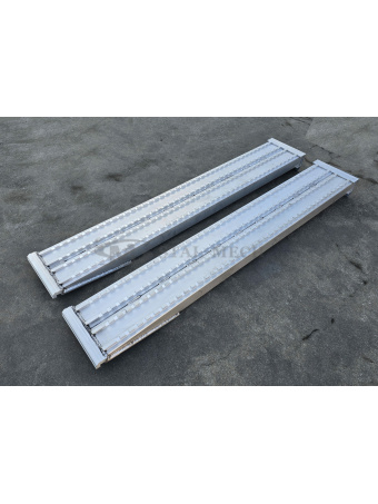 Najazdy aluminiowe PROFESSIONAL 200x30x16cm mocowanie dolne 24t. Laweta Najazd Platforma Holownik Pomoc drogowa Naczepa TIR Altec Metalmec