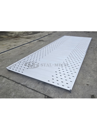 Platforma aluminiowa do samodzielnego złożenia i spawania PDZOw-4500x2100mm deski 58589F lub 60308F + obrzeże profesjonalne Laweta Najazd Platforma Autolaweta