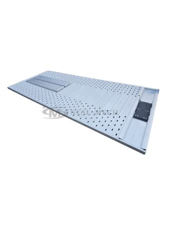 Platforma aluminiowa do samodzielnego złożenia i spawania PDOuW-4500x2100mm z najazdami dł. 2500mm Laweta Najazd Platforma Autolaweta