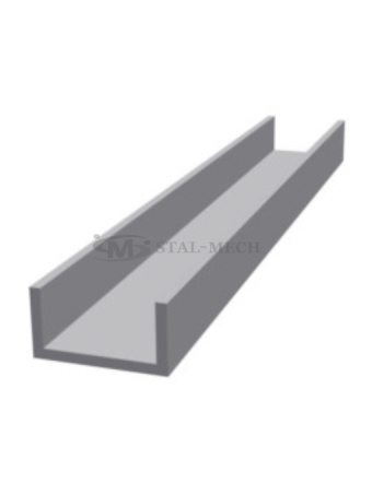 84152/6000 Profil ceownik ramowy aluminiowy 600x10x5cm ścianka 6mm gatunek 6006A