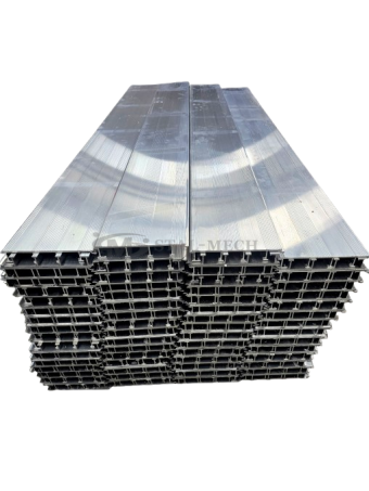 60258/2100 Deska podłogowa aluminiowa 210x25x3cm DMC 9000 2x wzmocniona 4-podpory bez otworów Najazd Platforma Laweta Pomoc drogowa Rampa