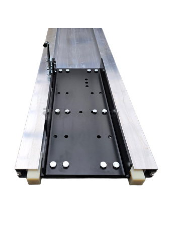 Łoże ruchome / Panel aluminiowy pod wózek wyciągarki samochodowej i wózki